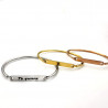 Pulsera Pampa (plata, oro rosa o dorado)