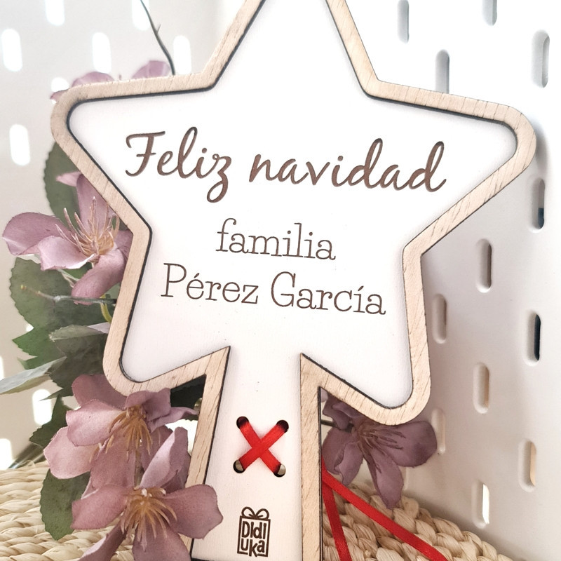 estrella de arbol personalizada estrella de arbol personalizada