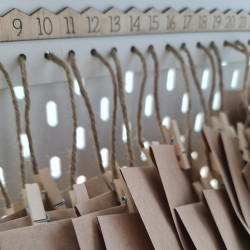 Calendario de adviento personalizado