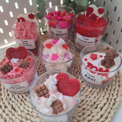 Velas aromáticas San Valentín
