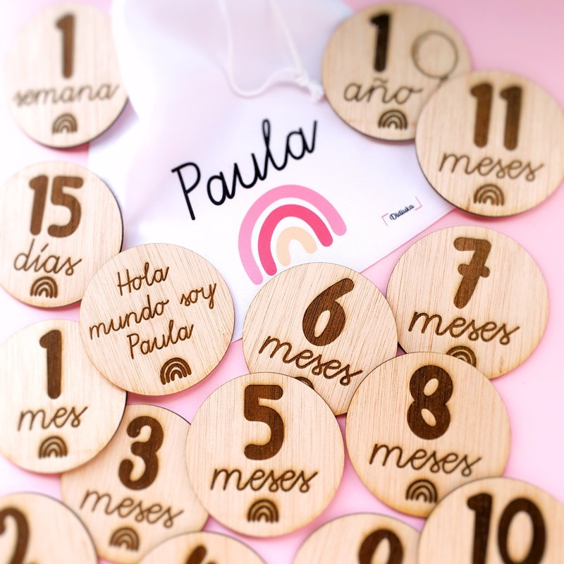 Cumplemes de madera Cumplemes de madera