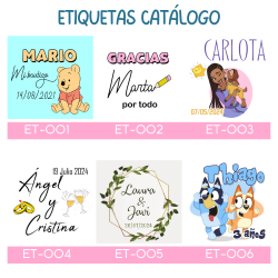 Etiqueta / pegatina evento