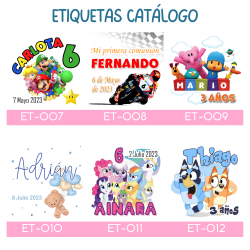Etiqueta / pegatina evento