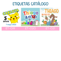 Etiqueta / pegatina evento
